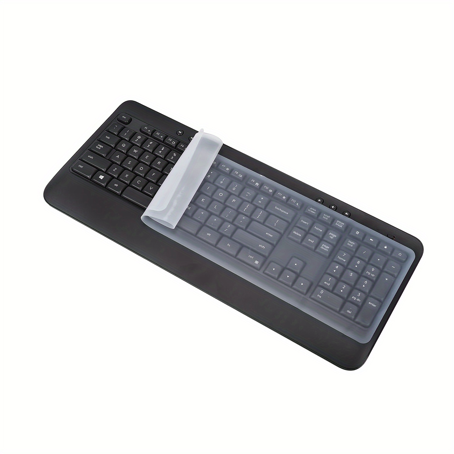 Housse de protection universelle en Silicone pour clavier d'ordinateur de  bureau, taille Standard, pour 19 21.5 22.1 23 24 27 29 pouces - AliExpress