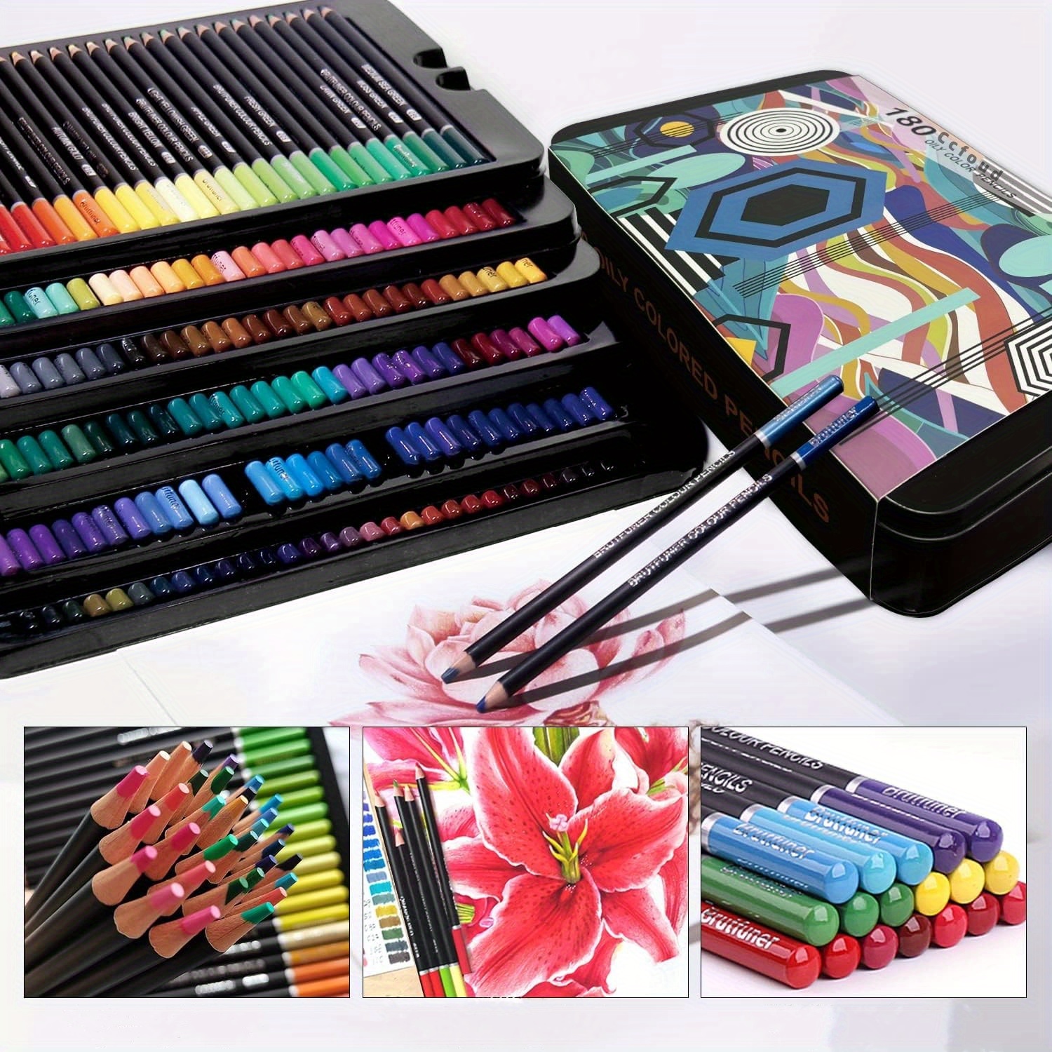 Colored Pencils - Set of 180