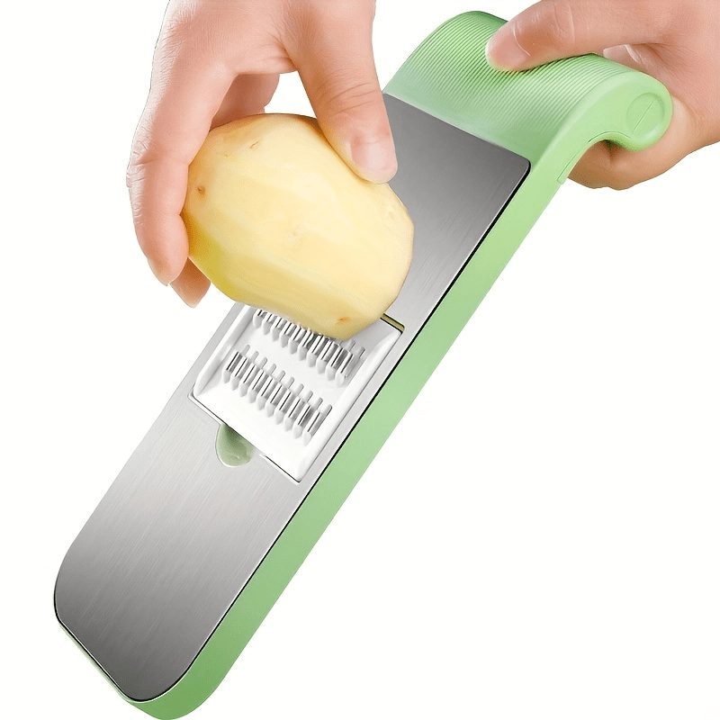 1pc Multi-function Vegetable Slicer, Protective Hand Guard Design With  Multiple Blades For Slicing And Shredding