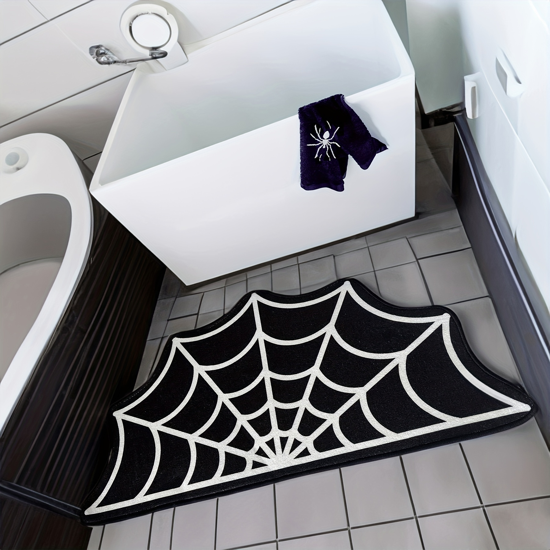 Halloween Spider Bottom Pattern Nest Mat Bed Mat - Temu