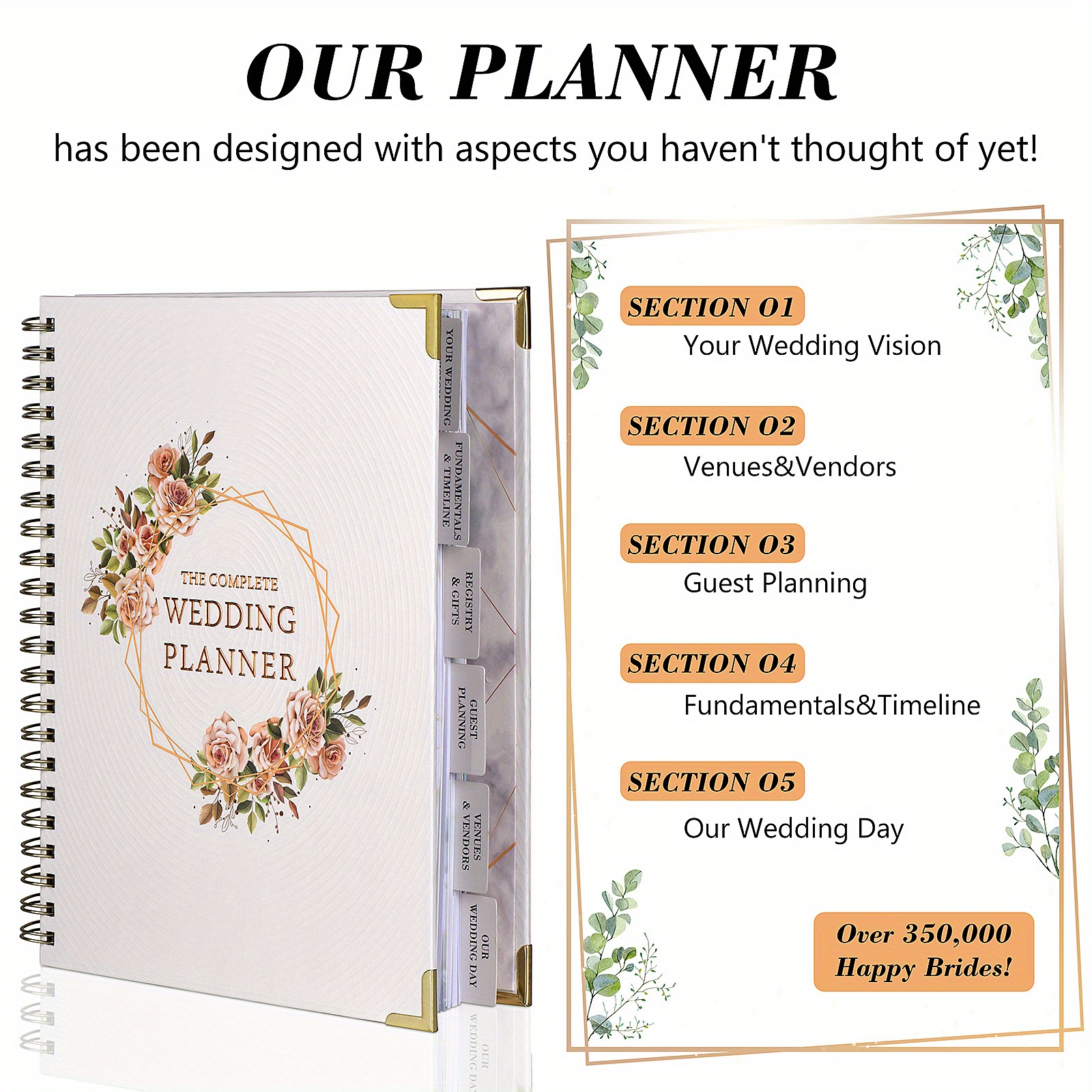 176 Pages Wedding Planner For Bride Wedding Planning Book - Temu