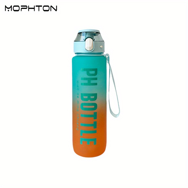 1L 34oz Cup BPA Free Gradient Color Motivational Gym Fitness