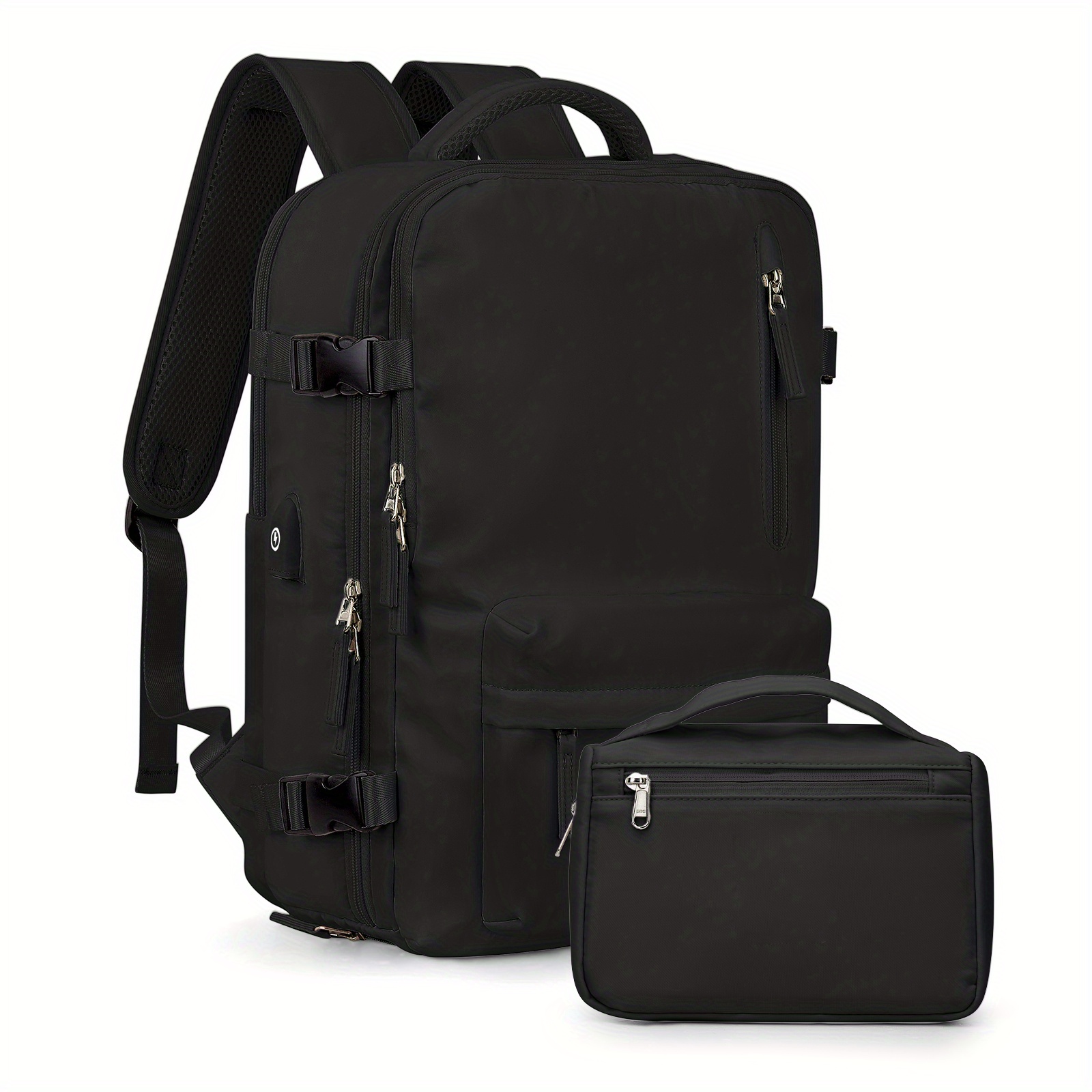  WONHOX Mochila de viaje para mujeres y hombres, mochila para  laptop con compartimento para zapatos, mochila impermeable para senderismo,  A-verde, Mochilas de viaje : Electrónica