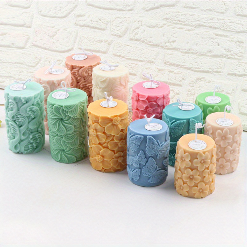 Stampo Per Candele In Silicone A Forma Di Fiore, Farfalla, Colonna, Onde,  Geometria, Cioccolato, Fai-da-te, Sapone, Resina, Gesso, Decorazione Per La  Casa, Regalo - Temu Switzerland