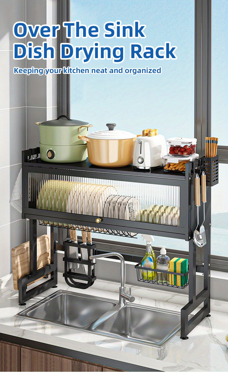  LoveHouse - Estante para secar platos de cocina sobre