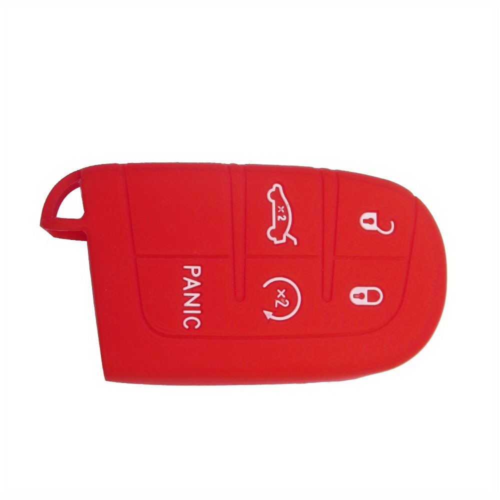 Fiat Funda llave coche Rojo 