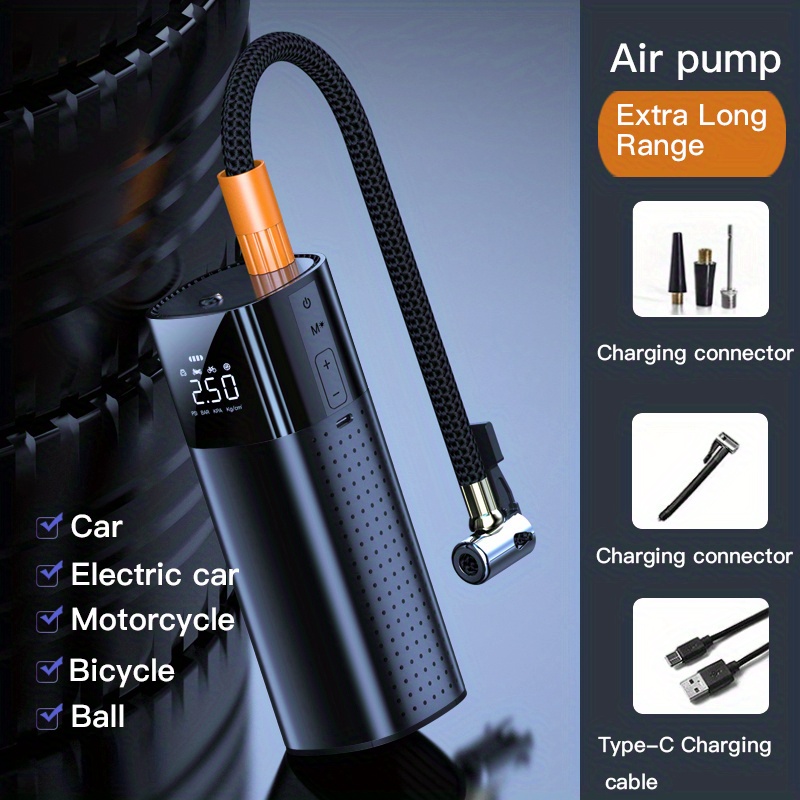 Tire Inflator Portable Air Compressor-Upgrade 20000 mAh Air Pump for Car  -150 PSI Electric Tire Inflation-Cordless Tire Pump with Pressure Gauge