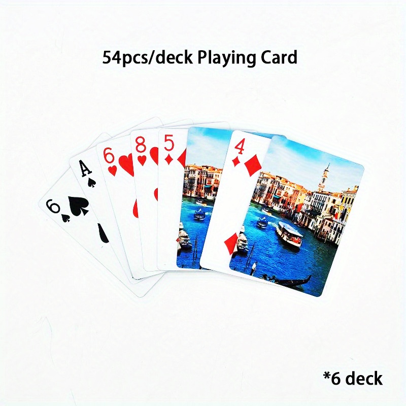 Sublimation Blank Paper Playing Cards Heat Transfer Printing DIY