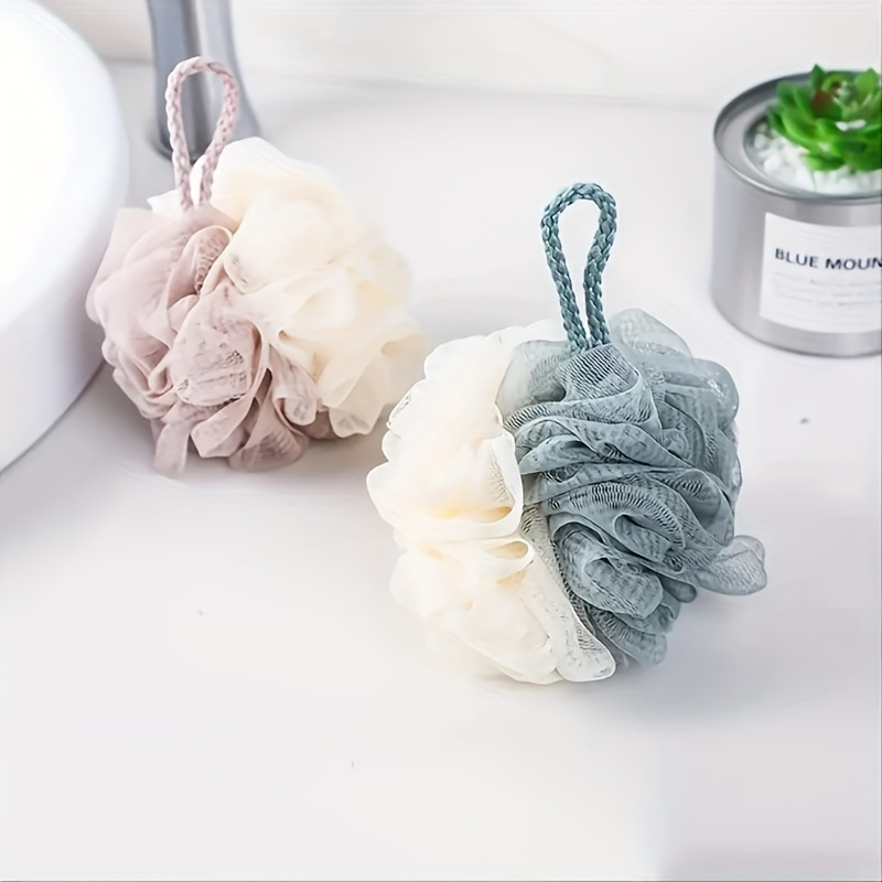 Bath Shower Sponge Body Back Scrubber Soft Mesh Shower Puffs - Temu