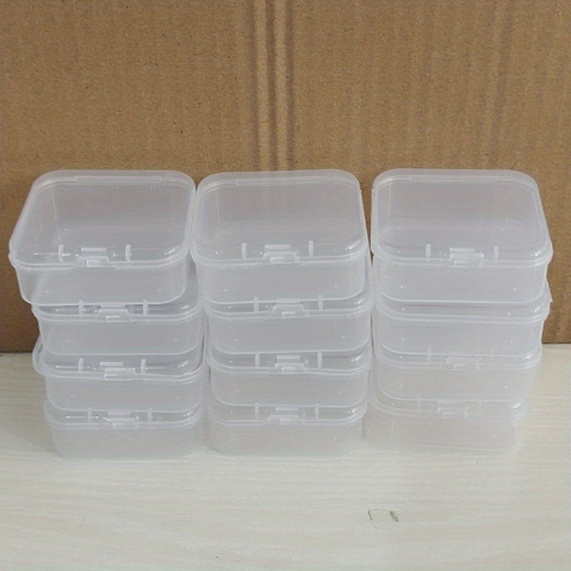 Clear Accessories Storage Case Small Square High - Temu