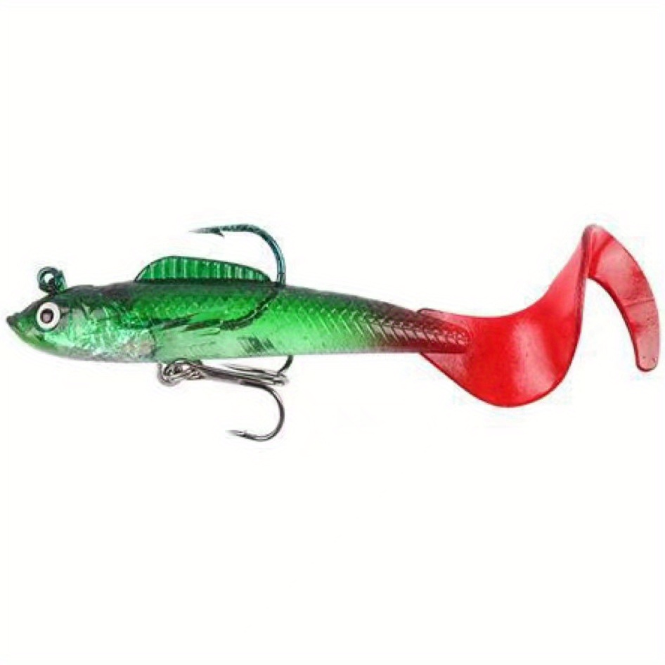 Slow Sinking Large Colorful Artificial Bait Forked Tail - Temu