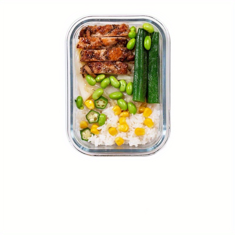 Glass Lunch Box, Glass Meal Prep Containers Glass Food Storage Containers  With Lids, Glass Lunch Box, Glass Bento Box, Lunch Containers Airtight,  Beto Accessories, For Teenagers And Workers At School, Classroom, Canteen