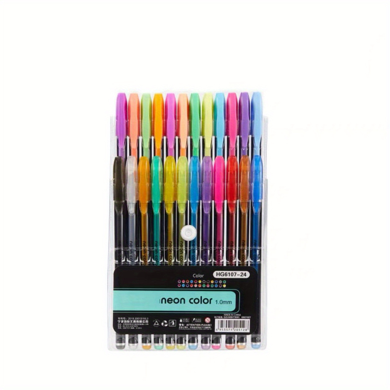 24 Unique Colors Gel Pens Gel Pens Set For Adult Coloring Books