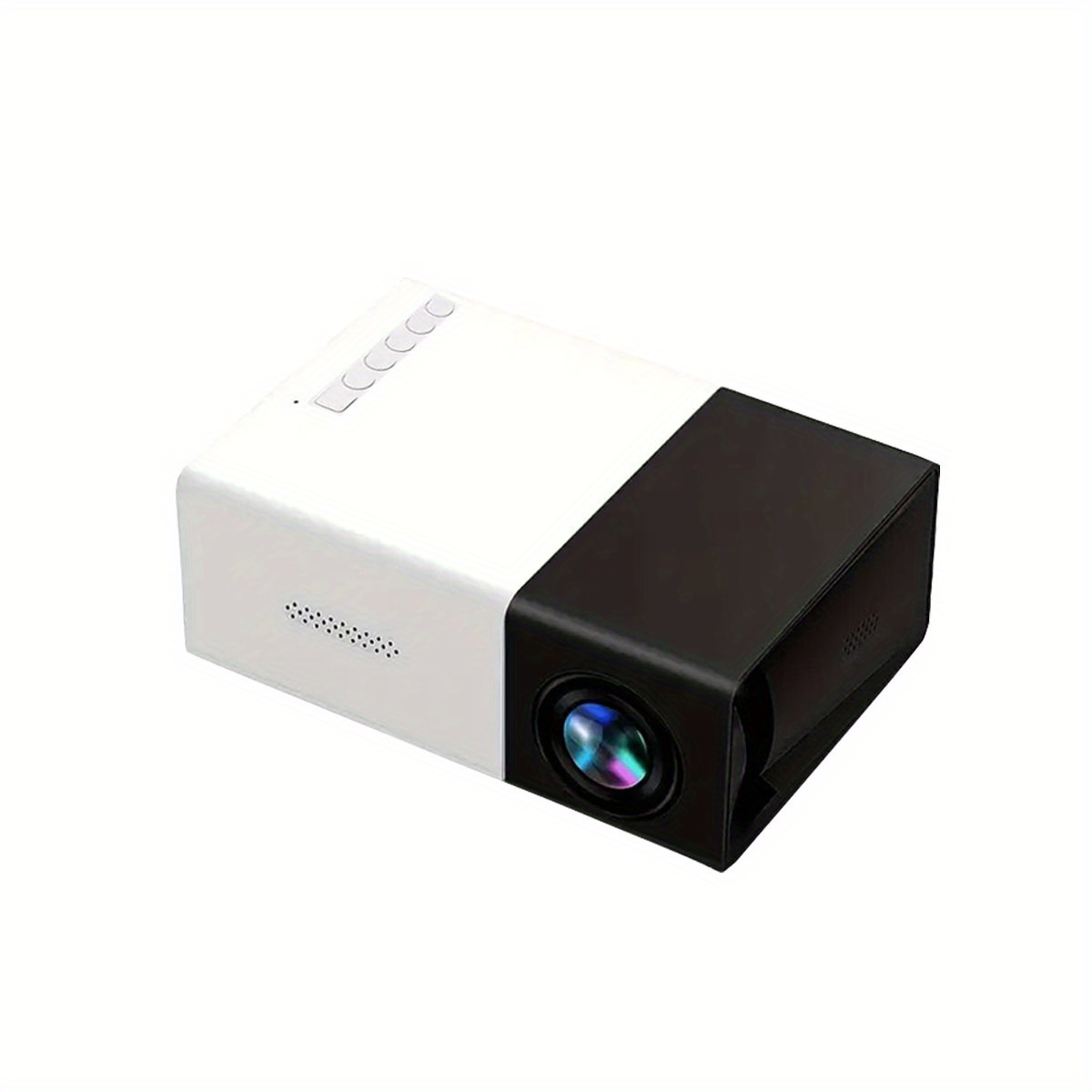 Mini Projecteur LED Prend en Charge 720P / 1080P Projecteur Vidéo Portable  avec Haut-Parleur Intégré et Prise en Charge de la Télécommande HD / AV /  USB / Interface Audio 3,5 Mm