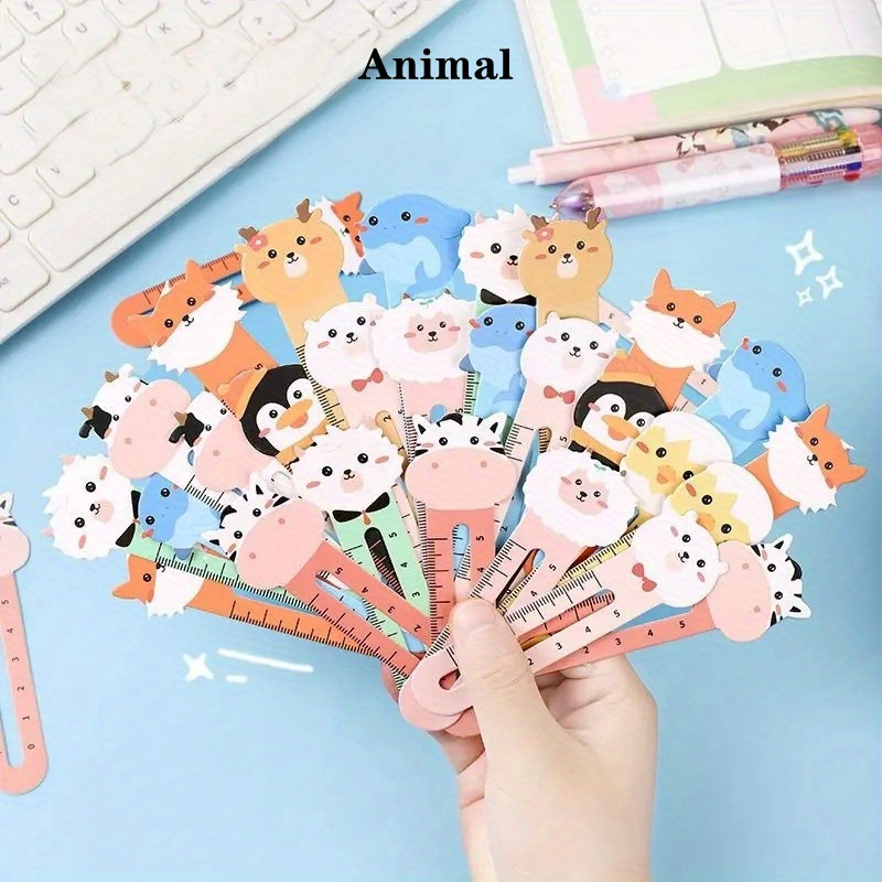 50pcs adorable animal cartoon bookmarks 10 styles for students teachers perfect party favors
