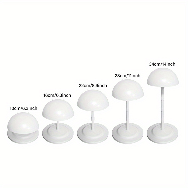 Adjustable Wig & Hat Display Stand - Professional Use