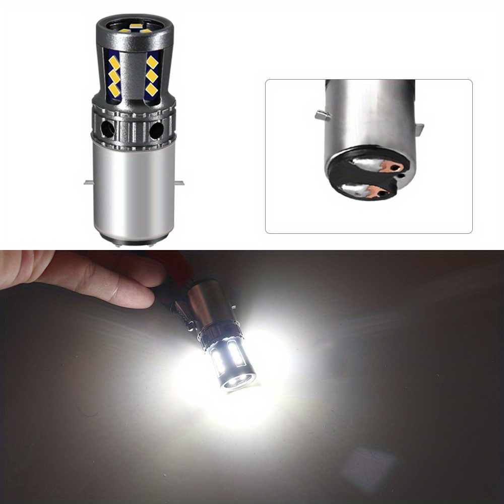 Bombilla de faro LED H1 6000k luz alta y baja 100w luces antiniebla de alto  brillo blanco, 2 piezas TUNC Sencillez