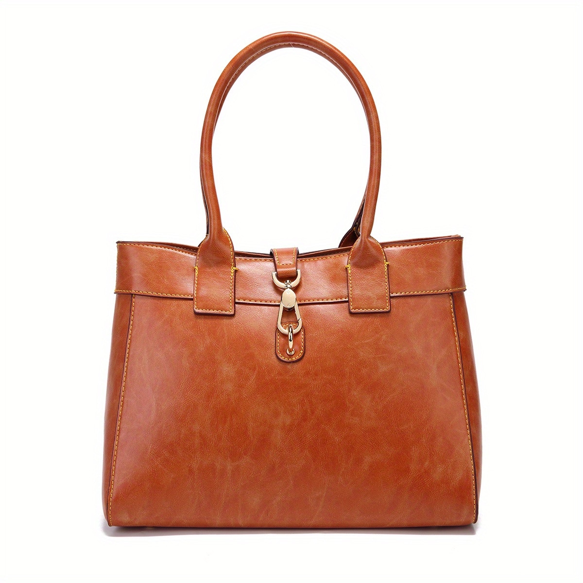 Women Leather Tote Bag high quality Large Capacity Underarm