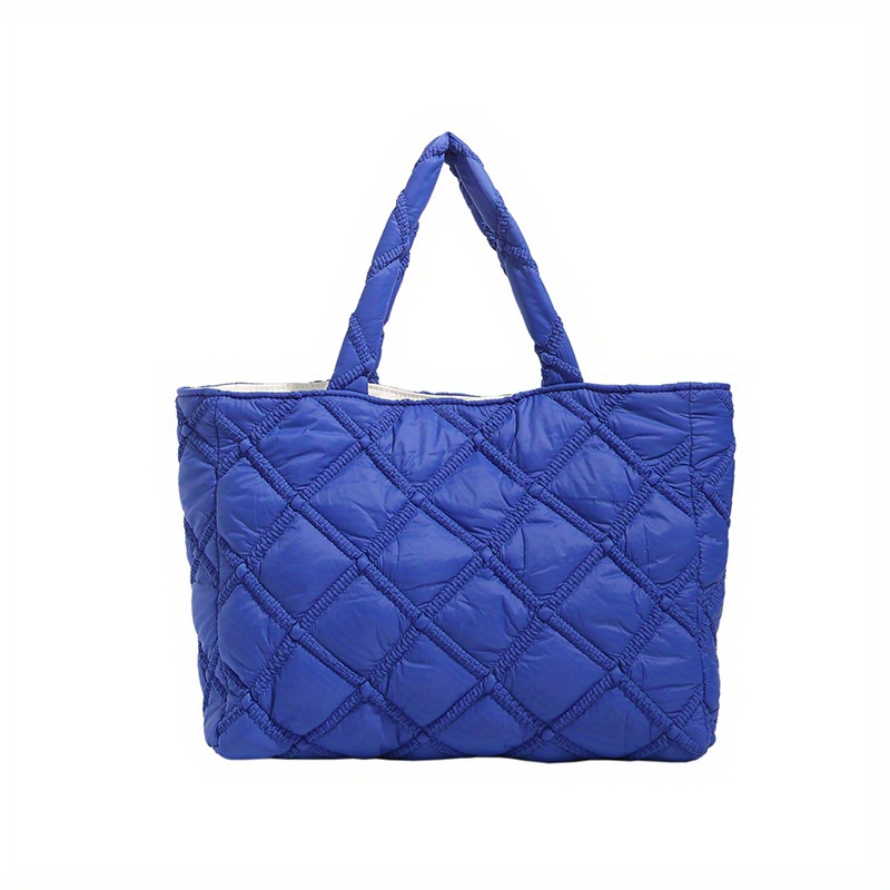 Retro Shoulder Tote Bag, Autumn Quilted Shoulder Bag, Minimalist Handbag  For Women Daily Use - Temu