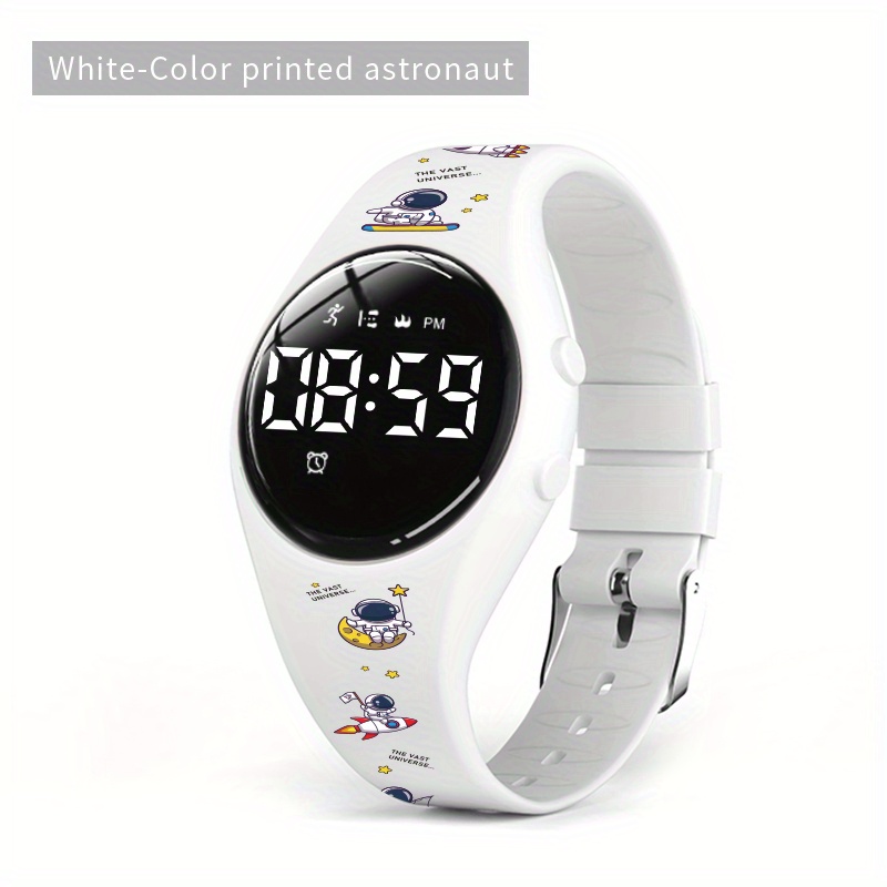 White colour discount watch for boys