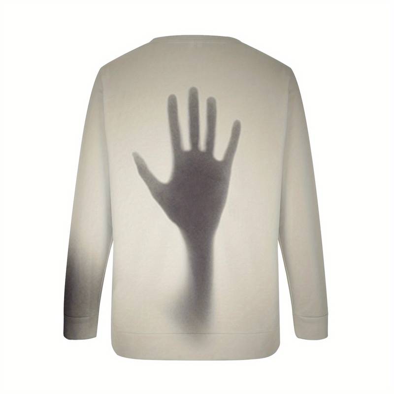Floral Letter Print Sweatshirt Casual Crew Neck Long Sleeve - Temu