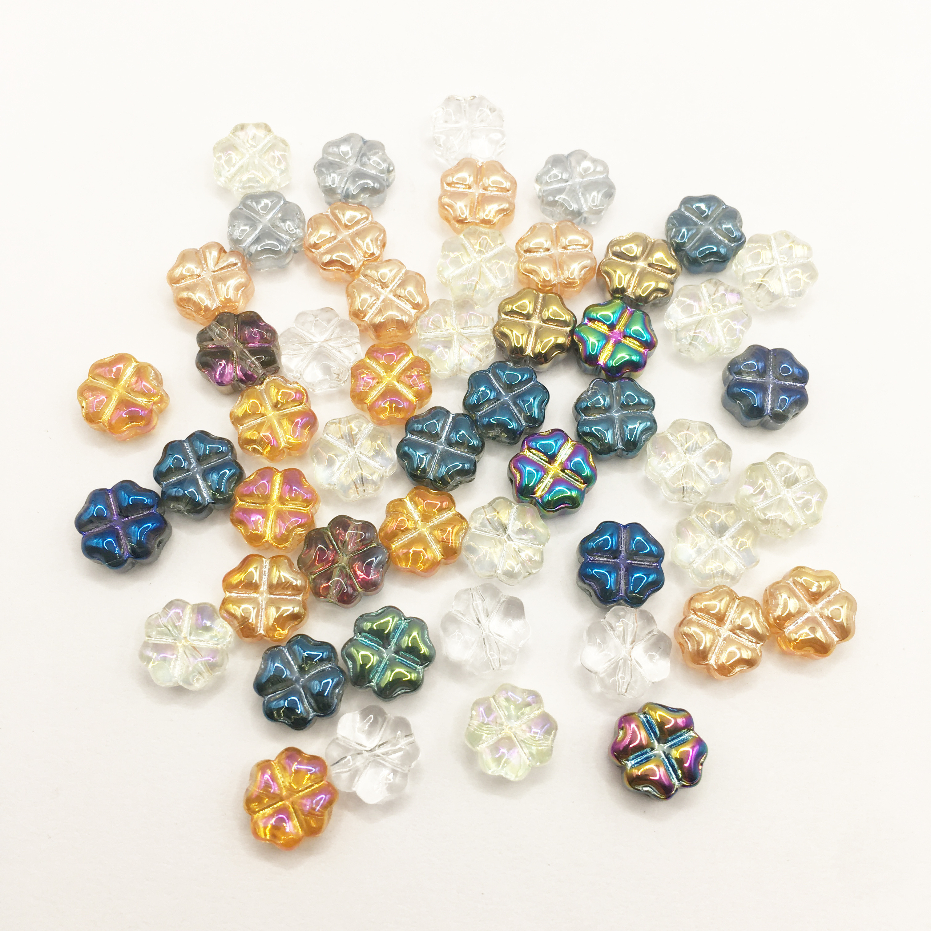 30Pcs Colorful Large Hole Copper Beads Glass Rhinestones Sun Flower Set  Beads For Jewelry Making Perfect DIY Bracelet Necklace Handmade Craft  Supplies