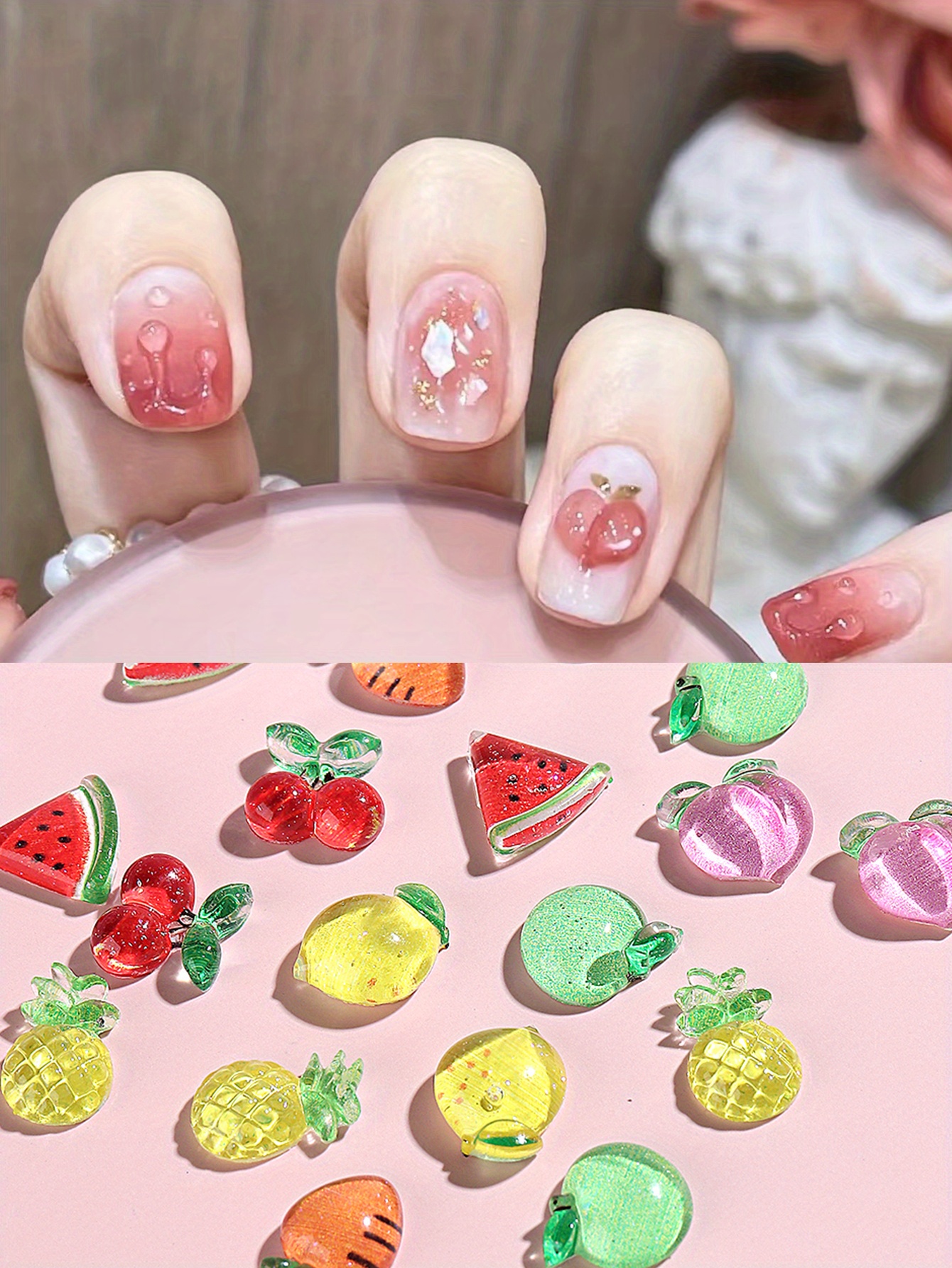 Nail Charms Fruit - Temu