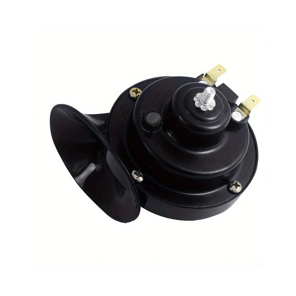  Universal 12V 110DB Klaxon Horn Waterproof Cathodic  Electrophoretic Coating Heat Treatment Process Vintage Air Horn for  Motorcycle Car : Automotive