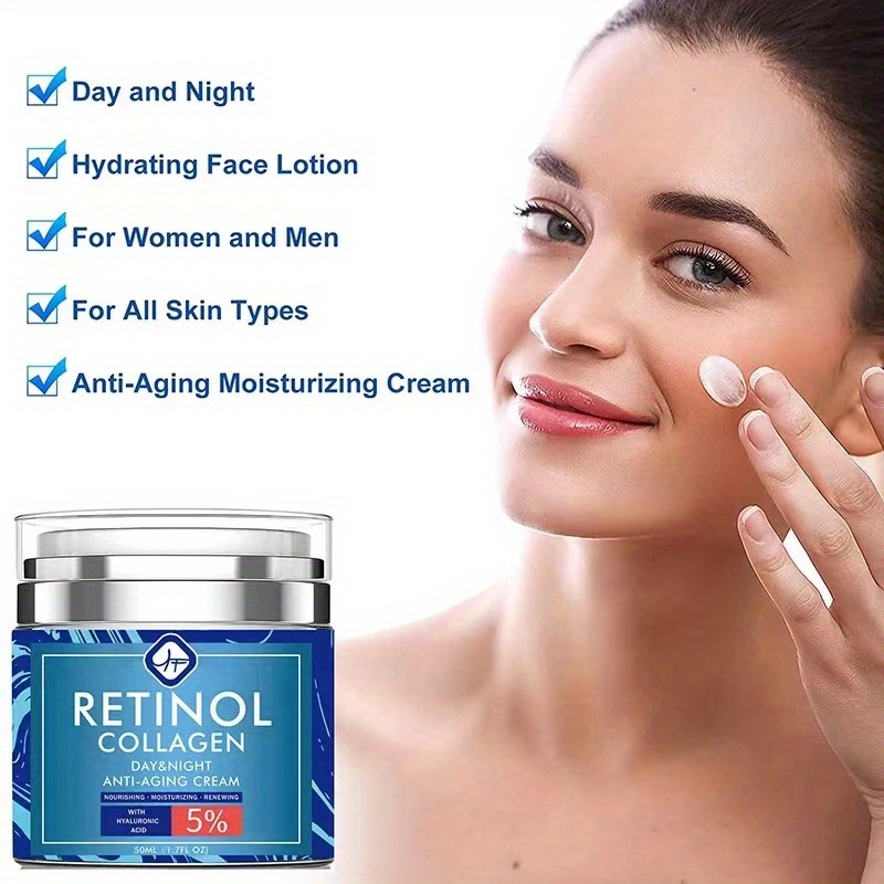 Face Moisturizer Retinol Cream Firming Neck Cream Day Night - Temu