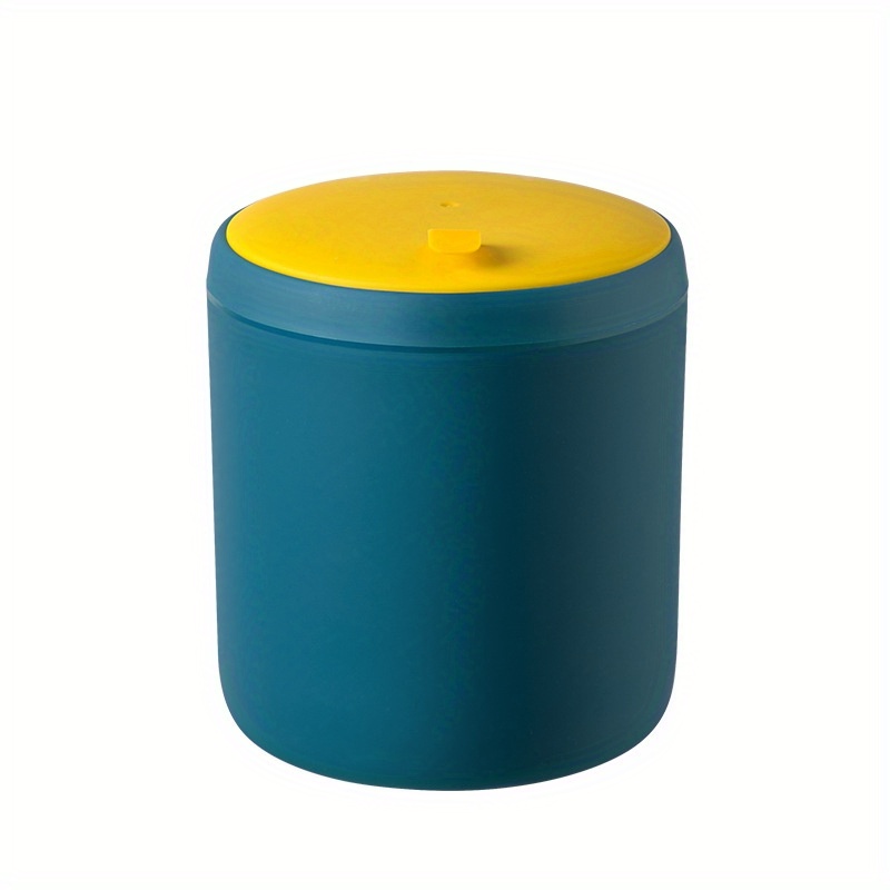 Small Polygonal Trash Can, Plastic Household Rubbish Can, Waste Paper  Bucket For Office And Classroom Supplies - Temu