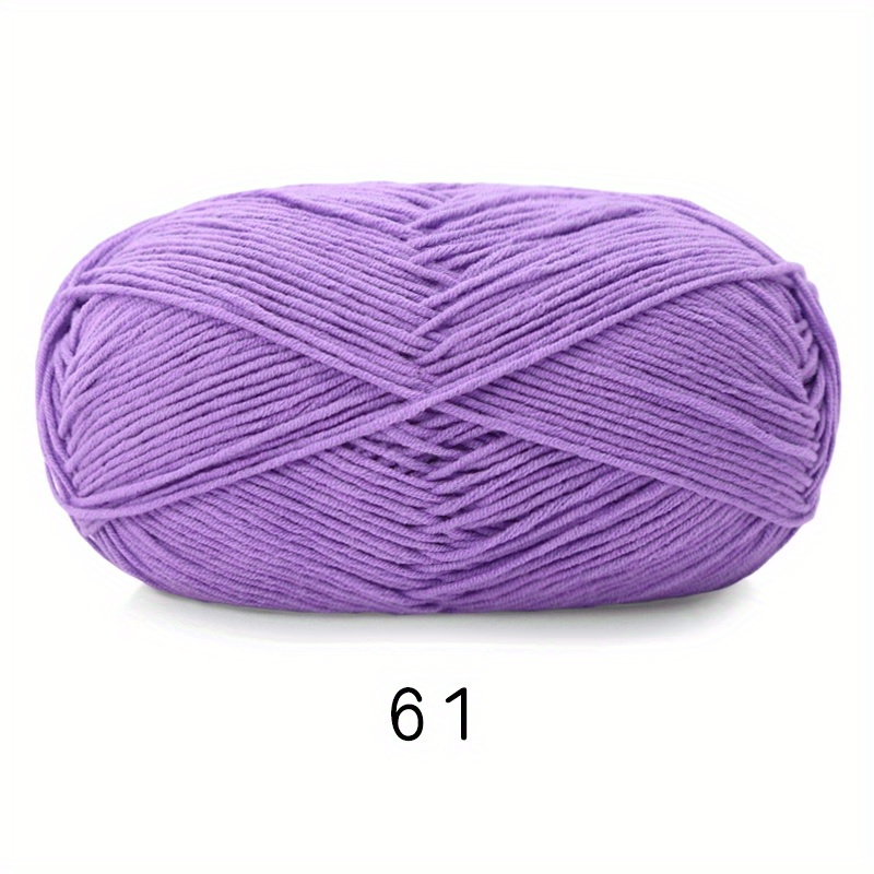 Hilo de Algodón para Crochet y amigurumi 180.4 ft - Púrpura