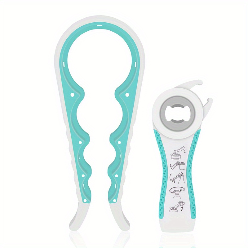 Teal Can & Bottle Opener Set