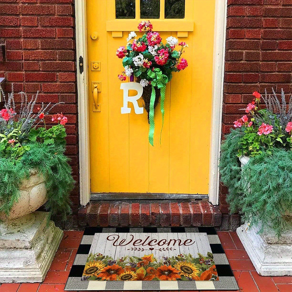 Welcome Doormat Outdoor Front Door Mat Outdoor Entrance Door - Temu