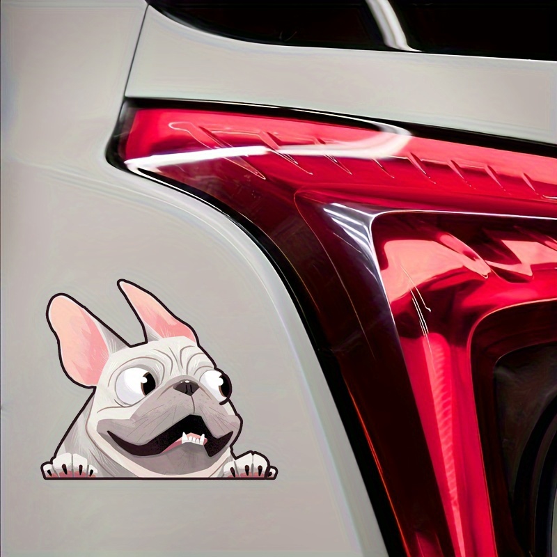 Vinyl Dog Sticker French Bulldog Puppy Decal Bumper Car Temu