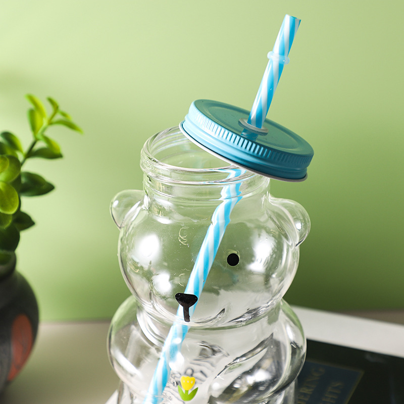 Minimalist Cola Juice Single Layer Milk Houseware Glass Cup Drinking  Utensil Cold Drink Cups 390ML