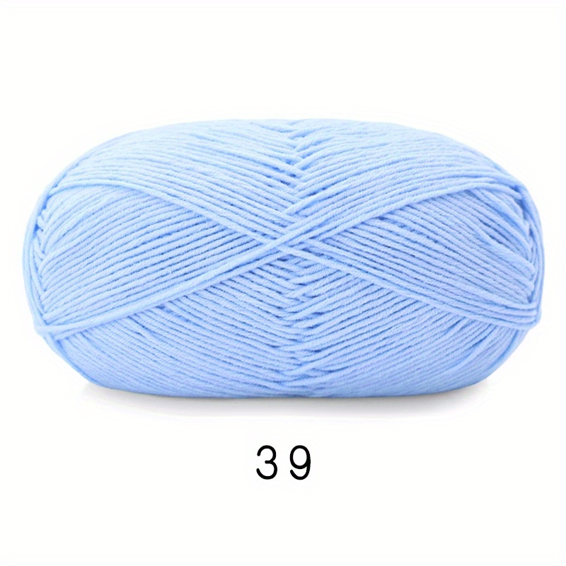  VILLCASE Cotton Yarn for Crochet Acrylic Yarn Black