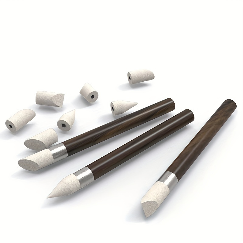 9pcs Artist Erasers Pencil Rubber Sketch Highlight Erasers Pen Brush Pocket  Size Sharpener for Drawing Pen