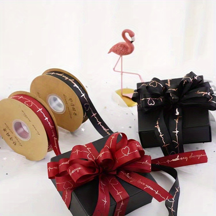  EXCEART Cotton Wedding Ribbon Wedding Packaging Ribbon Wedding  Wrapping Ribbon Flower Ribbon for Bouquet DIY Ribbon Bow Gift Ribbon Cotton  Letter Ribbons Packaging Tape Christmas Tree : Health & Household
