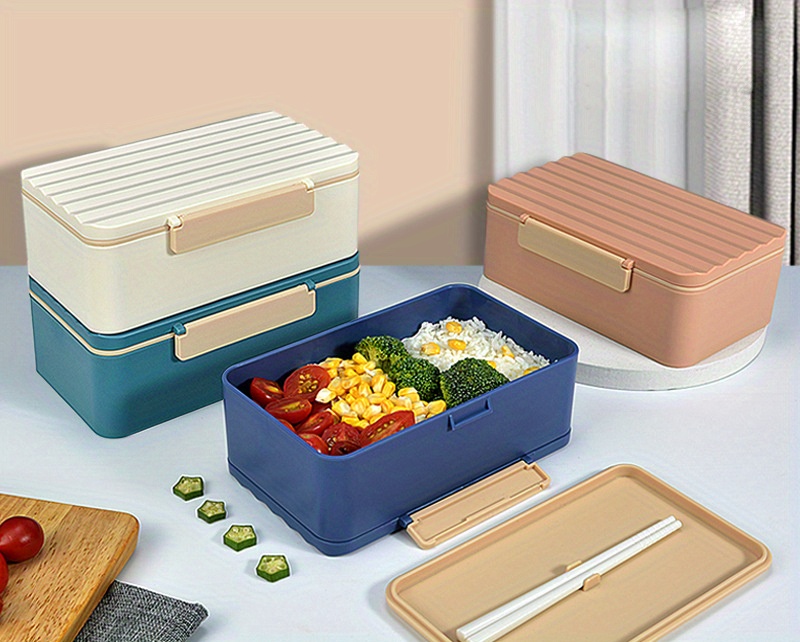 1pc Portable Lunch Box, Bento Box, BPA Free Picnic Food Container, Sealed  Salad Box, Microwavable, For back to school, class, college, school supplies