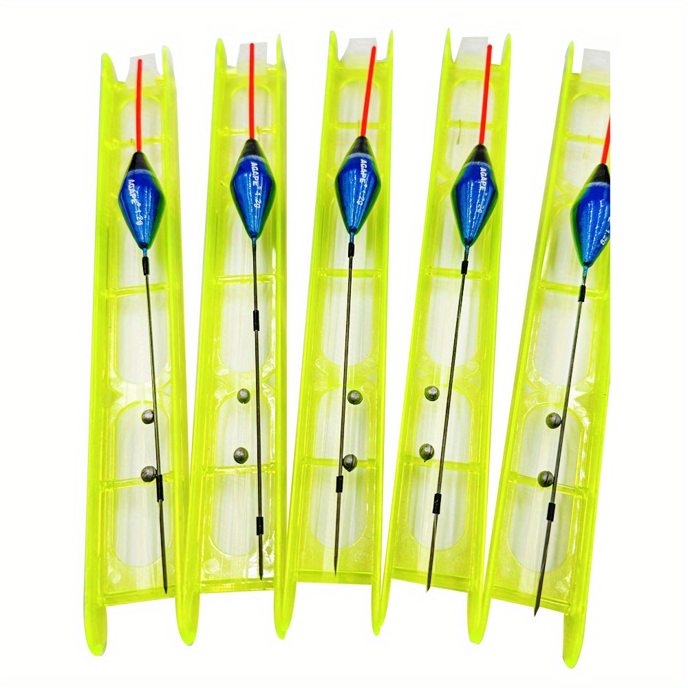 5pcs Paulownia Pole Floats On Winders, Ready Rigs, Buoyancy 0.04oz, Fishing  Accessories For Carp