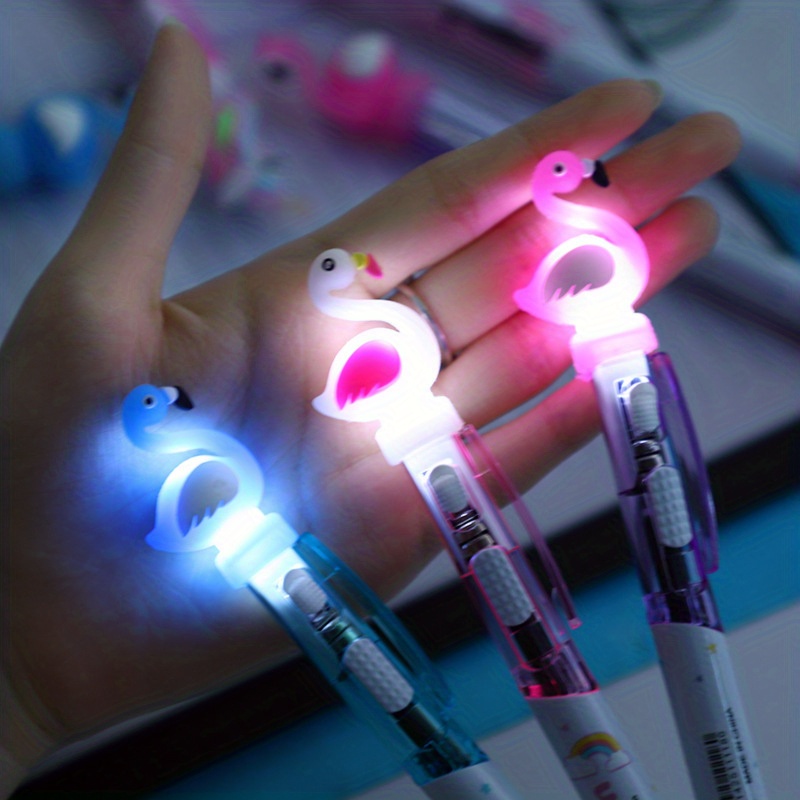 Unicorn Lamp Pen: Creative & Luminous Light Ballpoint Pen for Students &  Office Supplies