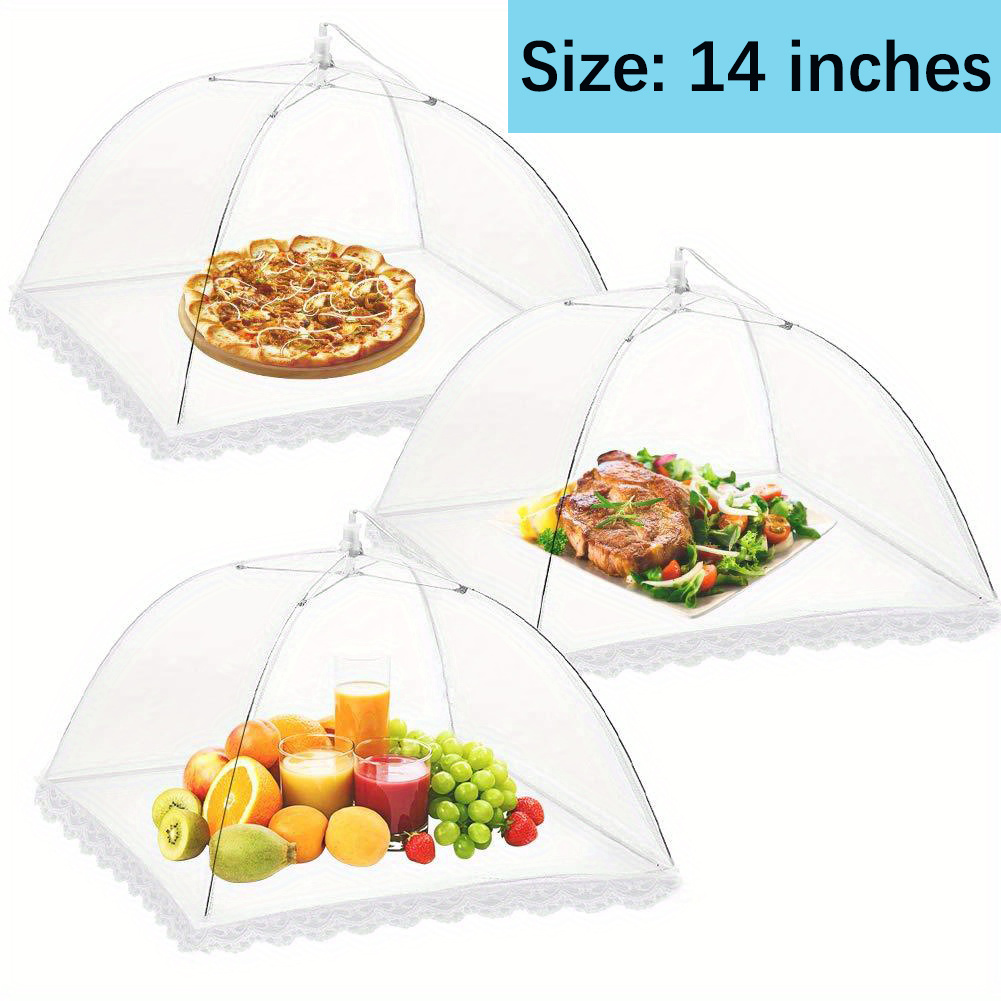 Plastic Mesh Food Cover Tent, Muticational Food Protector Covers