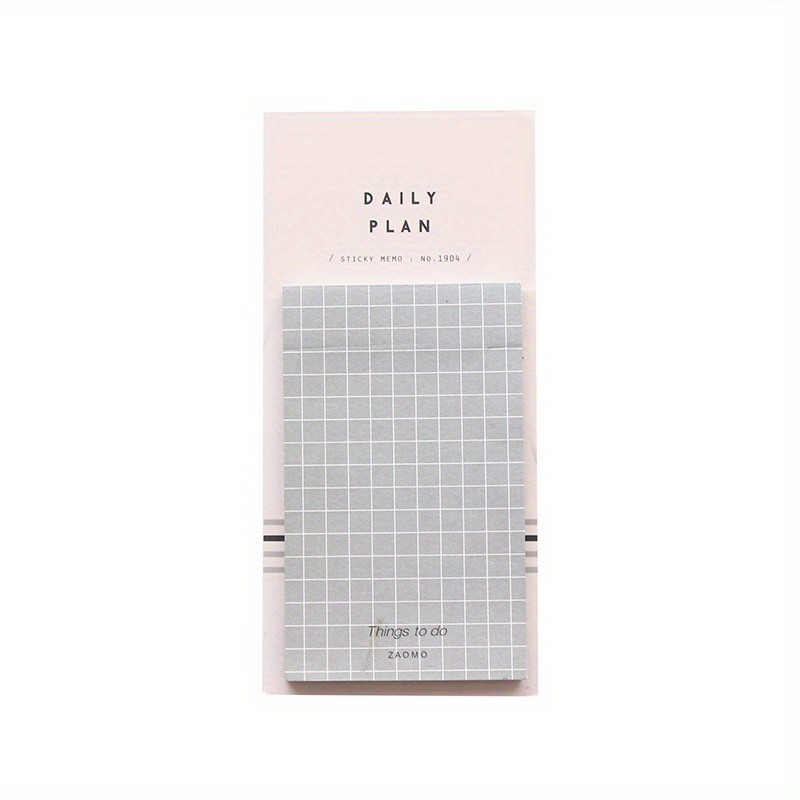 50-Sheet Tearable Sticky Week Monthly Planner Pad