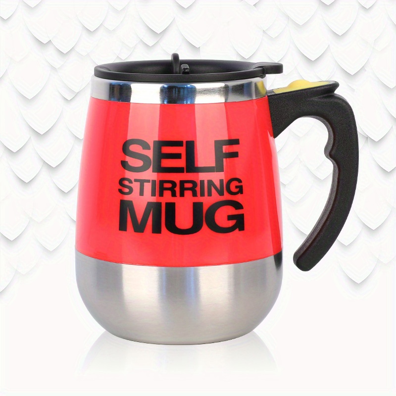 450ml Stainless Self Stirring Mug Auto Mixing Drink Tea Coffee Cup