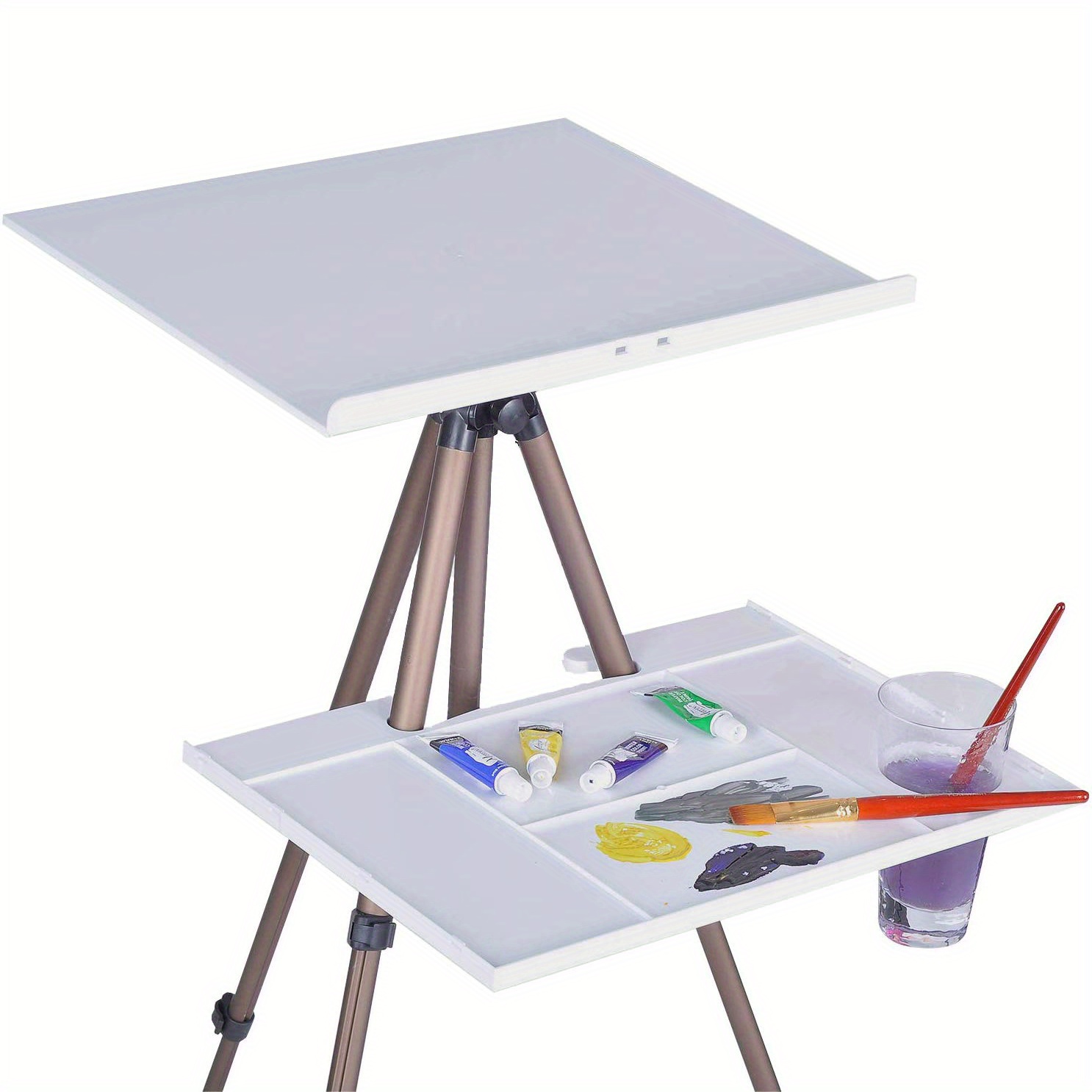 meeden artist watercolor field easel portable easel lightweight field easel 17 to 65 inch for watercolors sturdy tripod for tabletop floor painting drawing and display