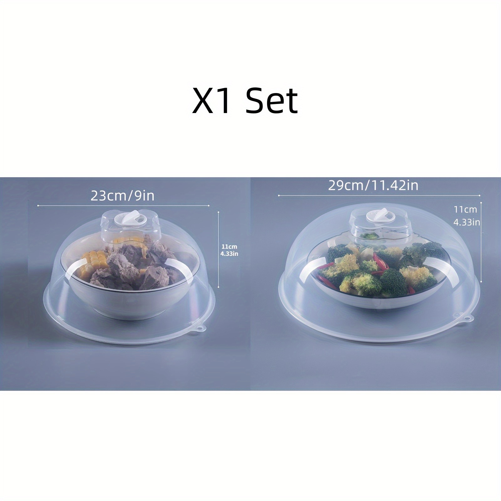 Microwave Heating Insulated Vegetable Cover Leftover Food Cover