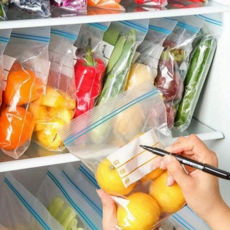 Zip Plastic Bag Storage Kitchen Organizer for Food Fruit Vegetable