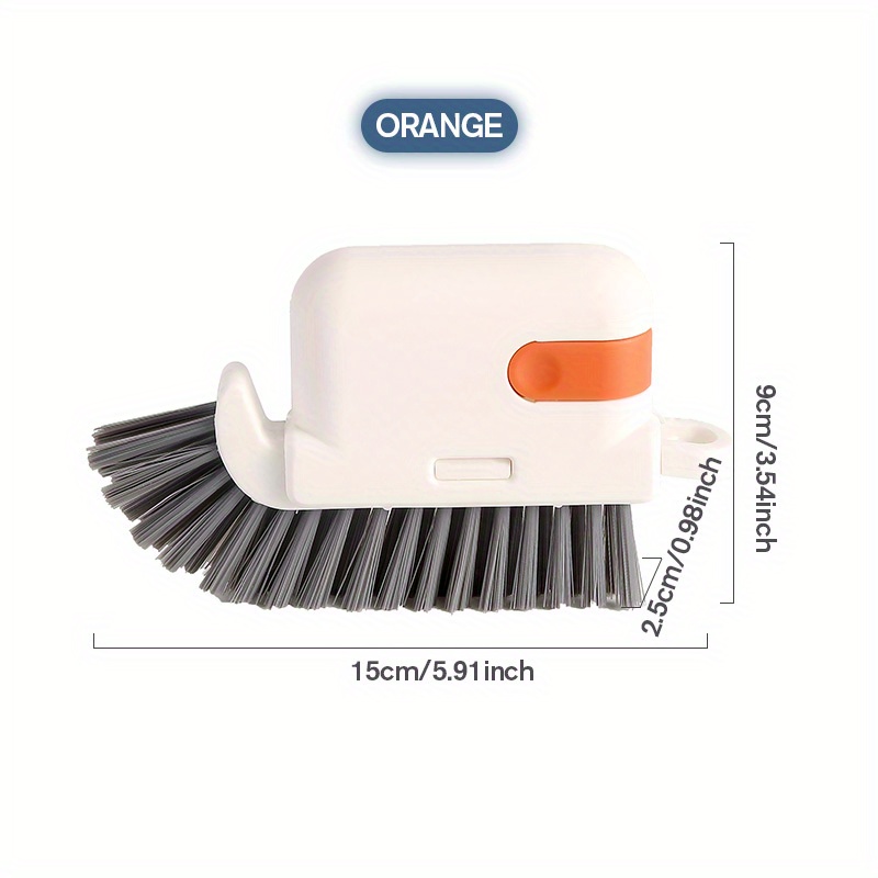 1pc Window Track Cleaning Brush With Dustpan, Small Brush For