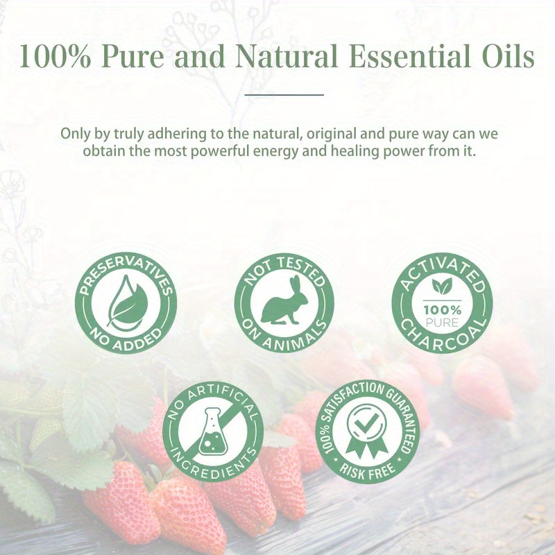 Strawberry Essential Oil 100% Essential Oil Suitable For - Temu