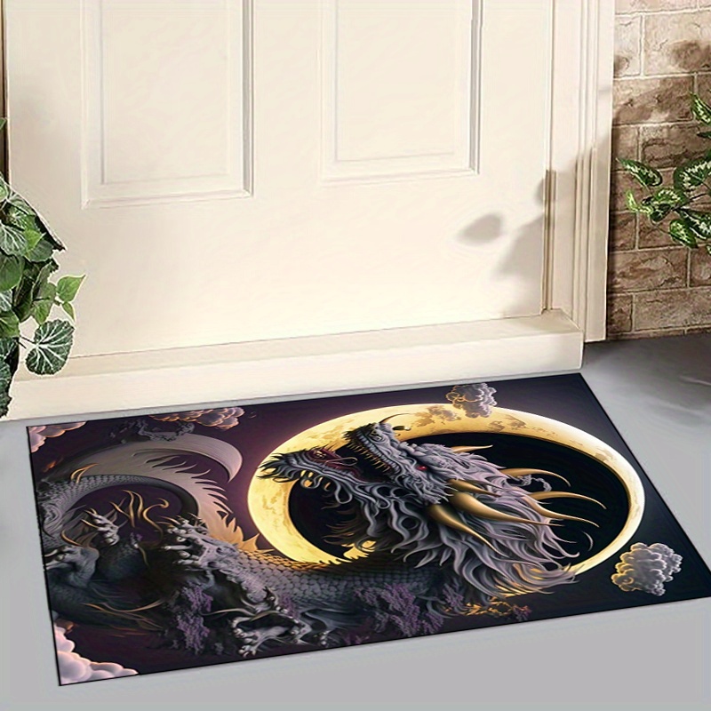 Living Room Carpet 3D Print Magical Dragon Large Bedroom Bedside Sofa Area  Rugs Home Decoration Hallway Balcony Kitchen Door Mat - AliExpress